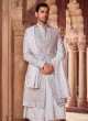 Groom Wear Designer Anarkali Style Sherwani